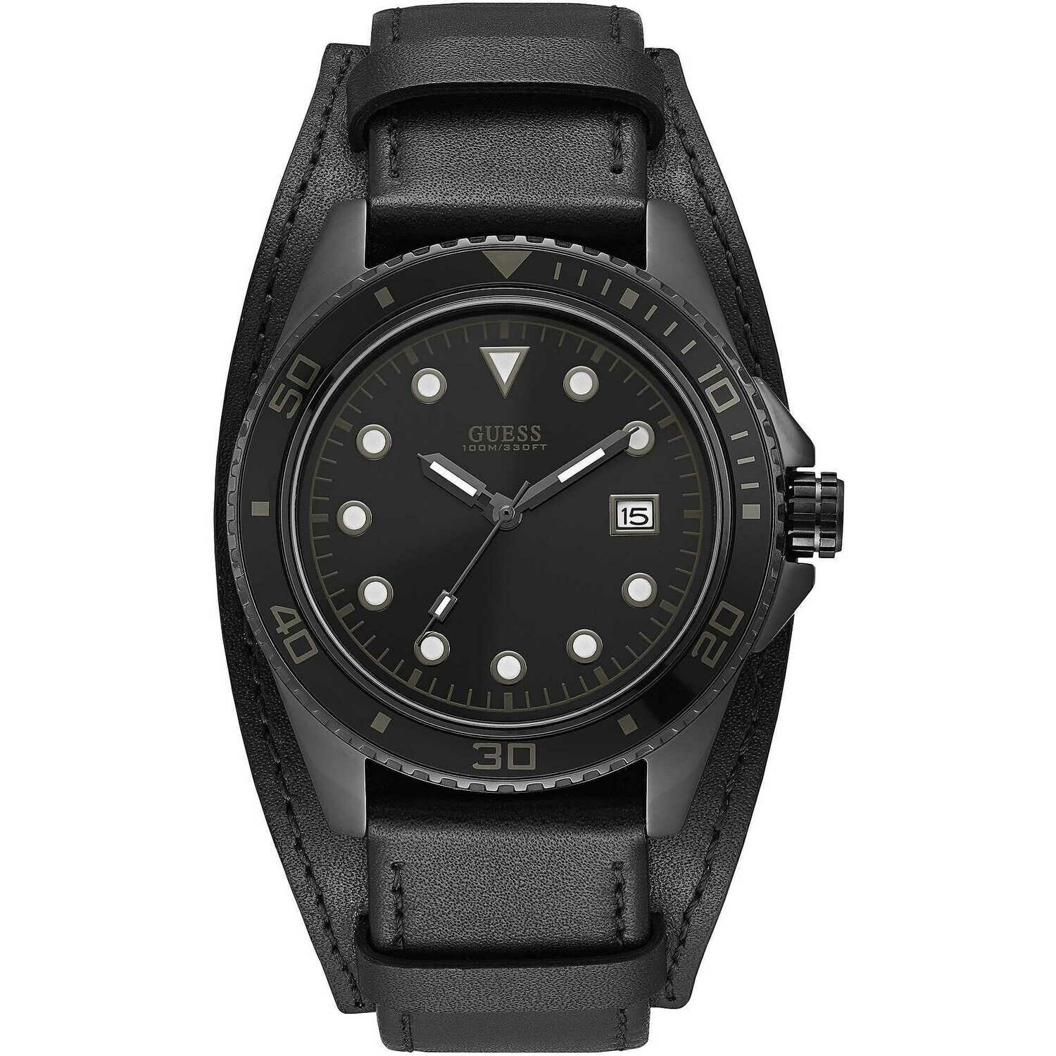 Orologio Uomo Guess Crew W1051G4 - Acciaio - Cuff - Cassa 44 mm
