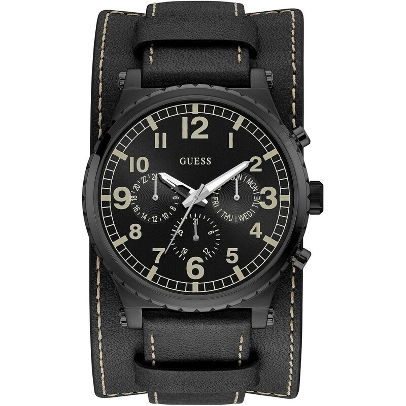 Orologio Uomo Guess Arrow W1162G2 - Acciaio - Multifunzione - Cuff - Cassa 46 mm
