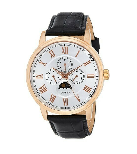 Orologio Uomo Guess Delacy - W0870G2 - Acciaio - Multifunzione - Cassa 44 mm - Fasi Lunari