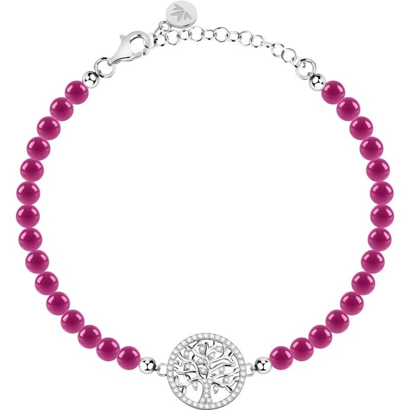 Bracciale Donna Morellato Albero della Vita SATB07 - Argento 925 - Cristalli - Pietre Natutali