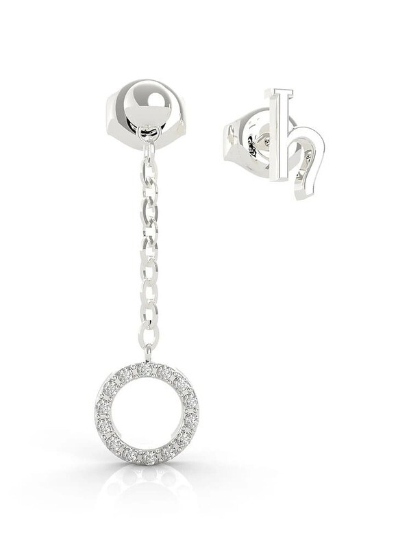 Orecchini Donna Guess I Need My Space - Saturn - UBS29033 - Acciaio - Cristalli