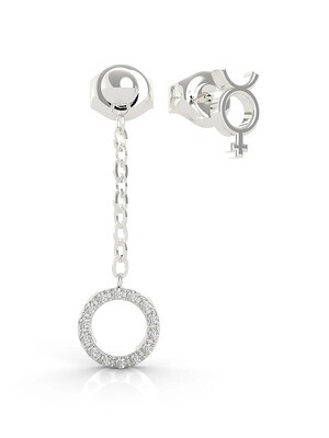 Orecchini Donna Guess I Need My Space - Mercury - UBS29015 - Acciaio - Cristalli