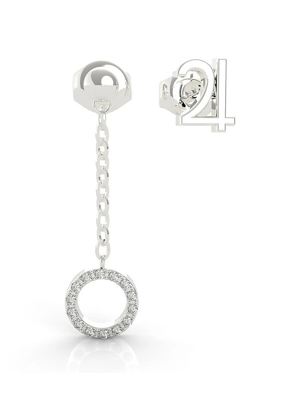 Orecchini Donna Guess I Need My Space - Jupiter - UBS29021 - Acciaio - Cristalli