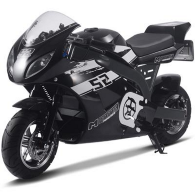 1000w 48v Electric Super bike Black