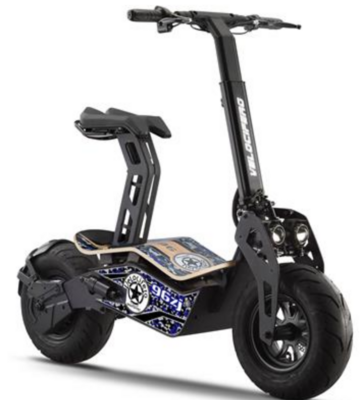 Mad 1600w 48v Electric Scooter Blue