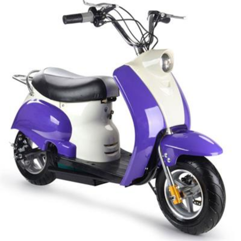 24v Electric Moped Purple
