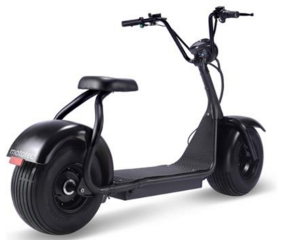 Electric Scooter Fat Tire Black