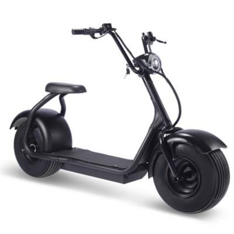 Electric Scooter Fat Tire Black