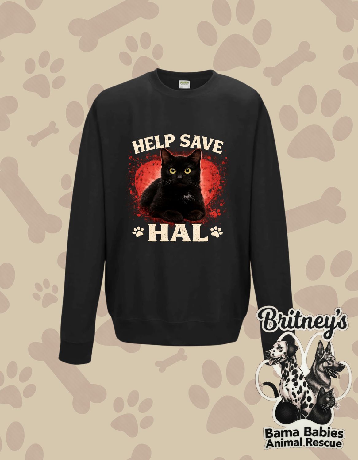 Help Save Hal Crewneck