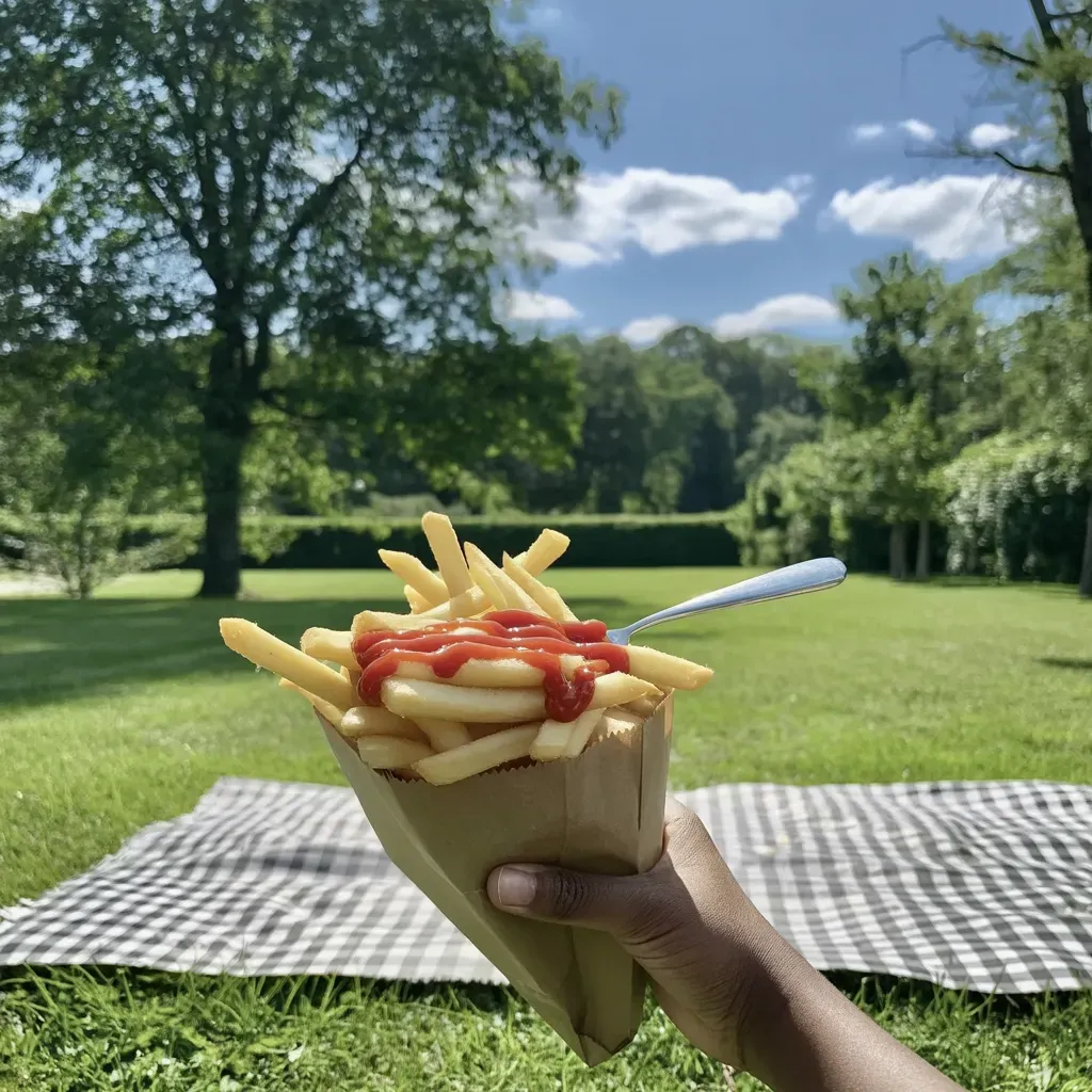 Onbeperkt frietjes, saus en snacks voor 2 uur