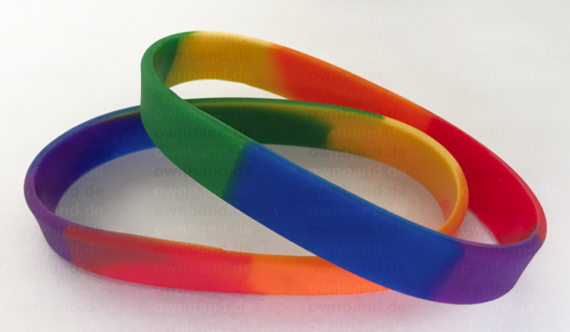 "Regenbogen" Color Armband --> 2er Set "Regenbogen" Color Armband --> 2er Set