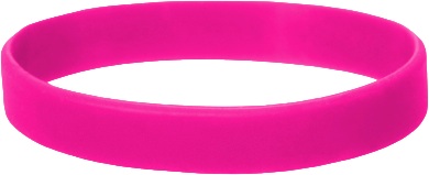 1 Leerband hot pink