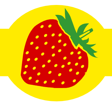 ownband - Erdbeerarmband - erdbeerlicious - Silikonarmband