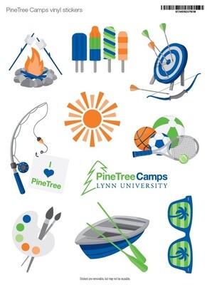 PineTree Camps vinyl stickers
