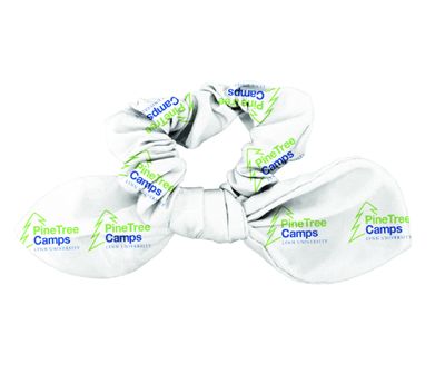 Pine Tree Camps hair bow scrunchies