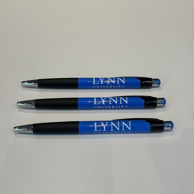 Lynn University royal blue pen