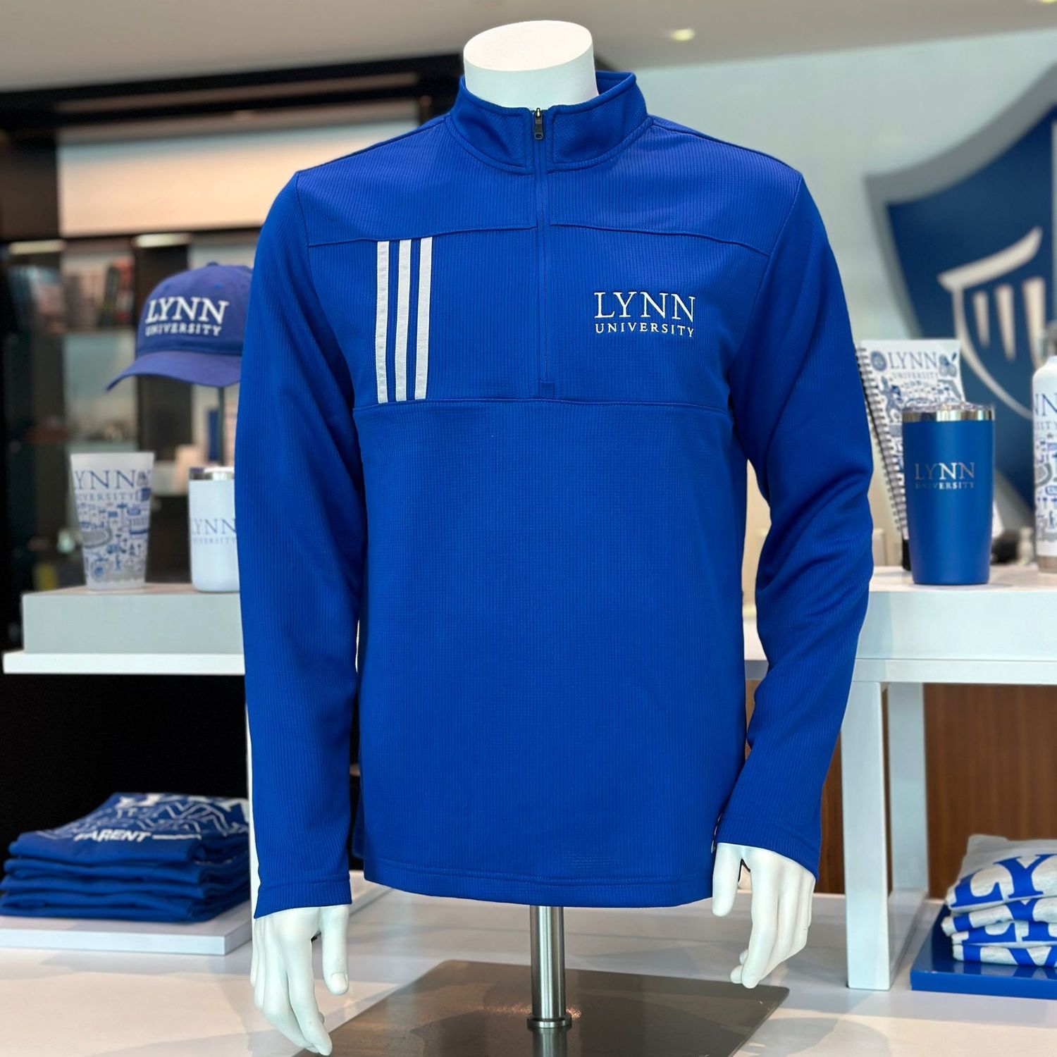 Men&#39;s Adidas 3-Stripes Quarter-Zip