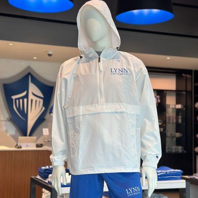 Half zip packable rain jacket