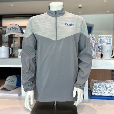 Adidas - Heather Chevron Quarter-Zip Windshirt