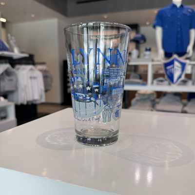 Julia Gash clear pint glass