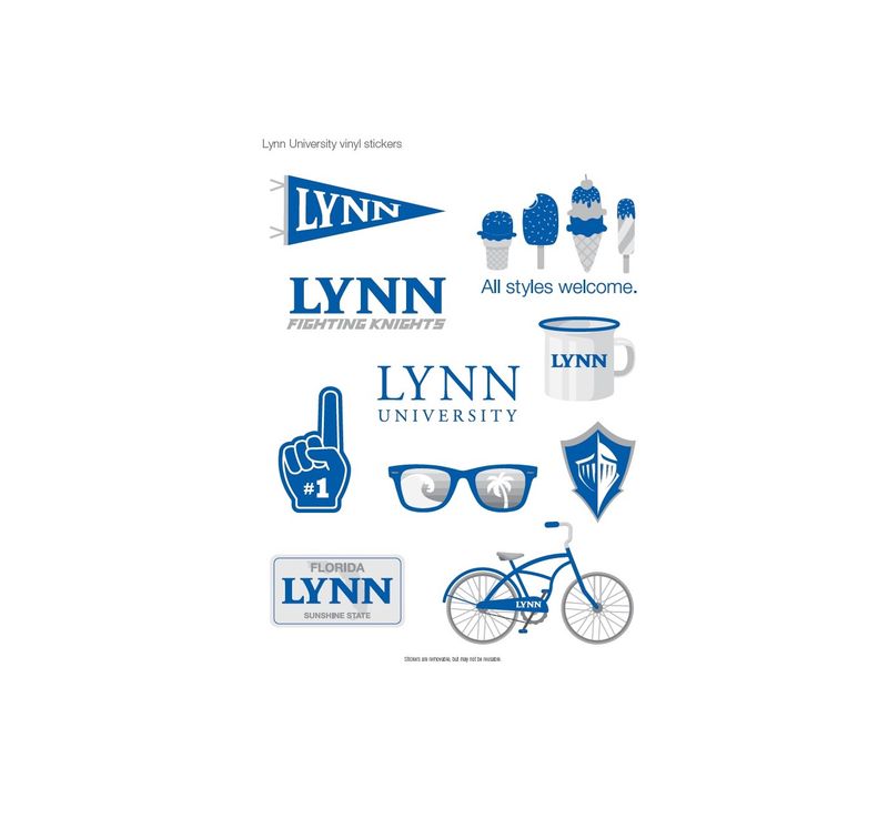 Vinyl sticker sheets