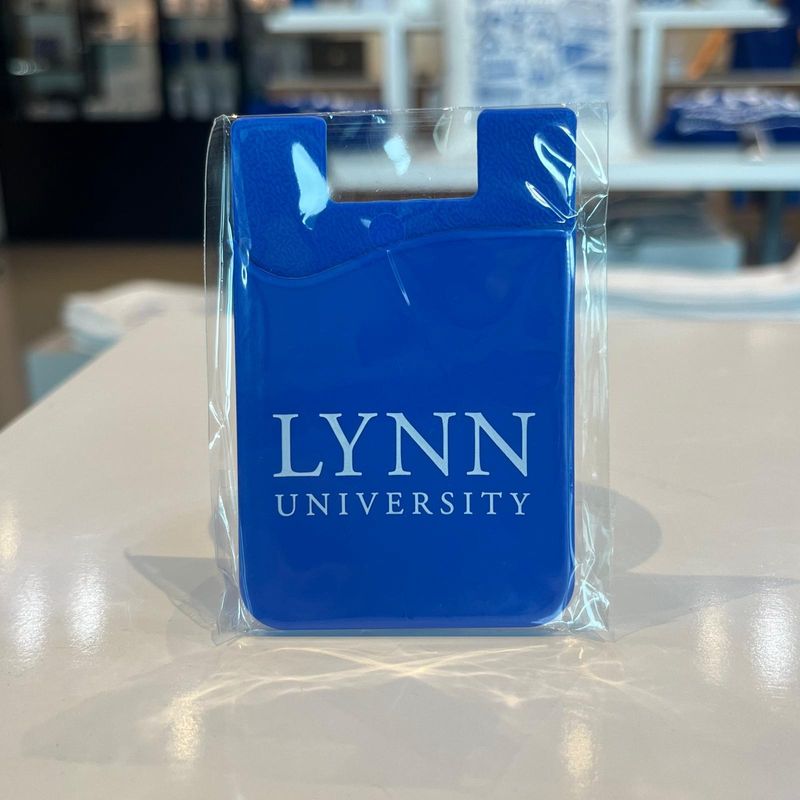 Lynn University silicone phone wallet