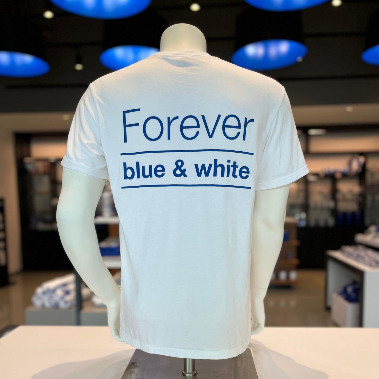 Forever Blue &amp; White T-shirt, Size: Small