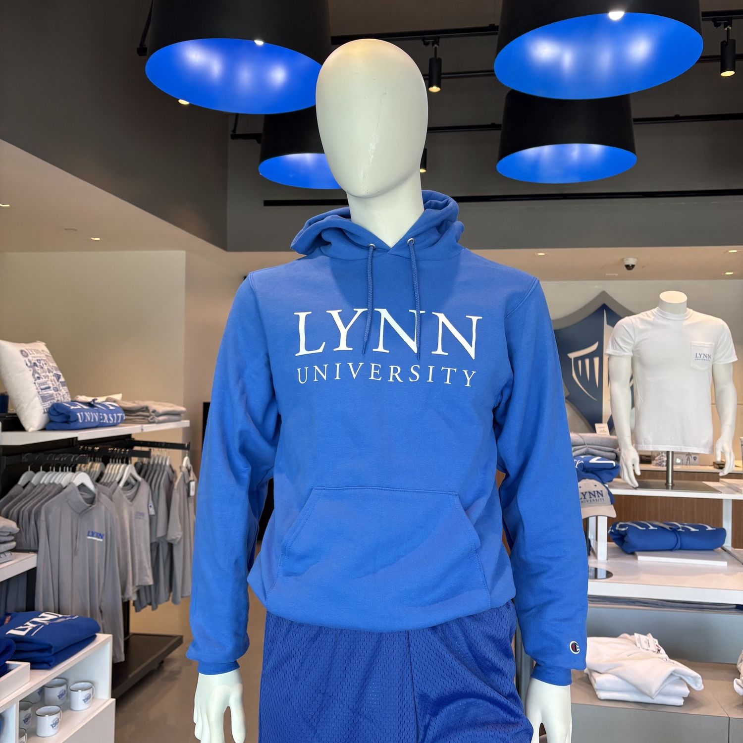 Champion Powerblend Hoodie, Colour: Royal, Size: Small