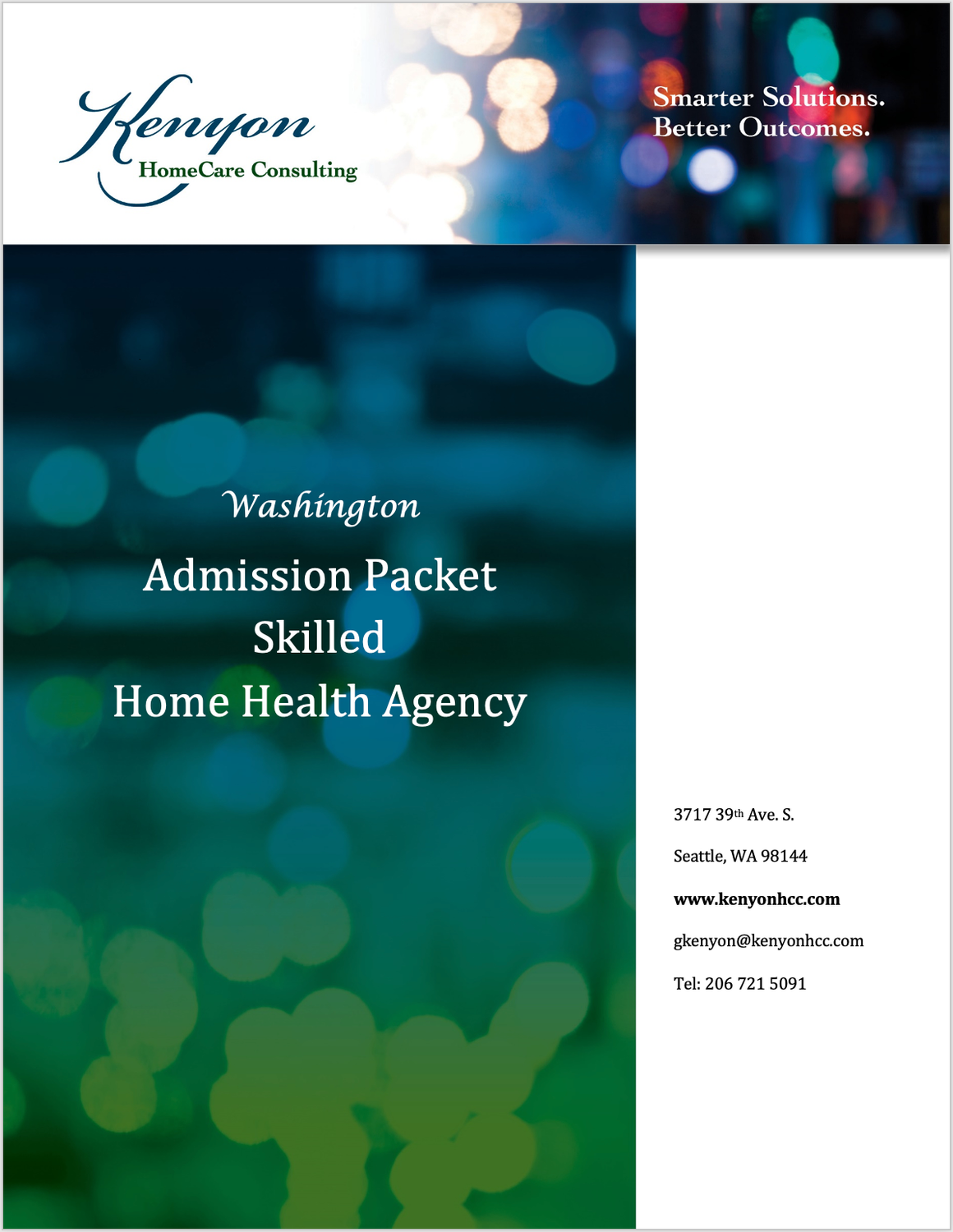 Admission Packet - Washington Skilled Home Health Agency