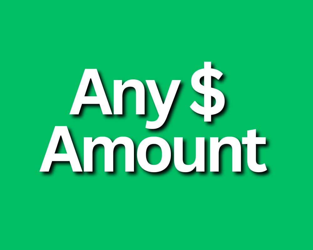Donate Any Amount