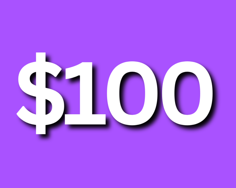 $100 Dance Scholarship Fund Donation