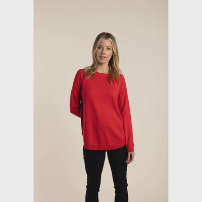 Scoop Hem Jumper