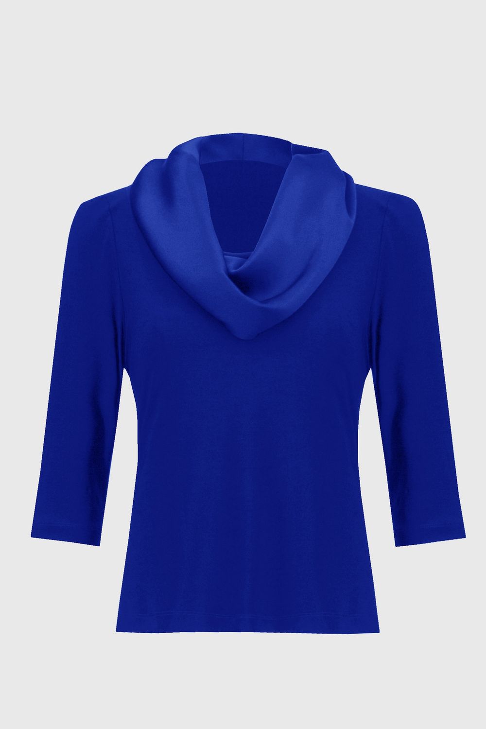 Silky Knit and Satin Fitted Top