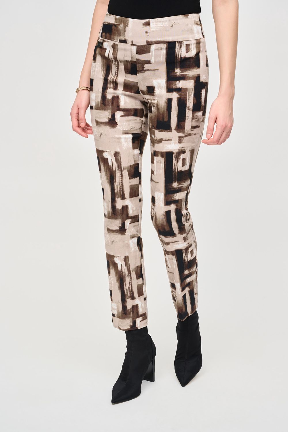Millennium print slim pul on Pants