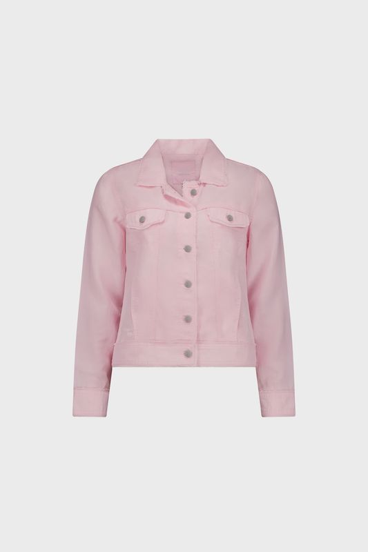Linen Jacket with frayed seams