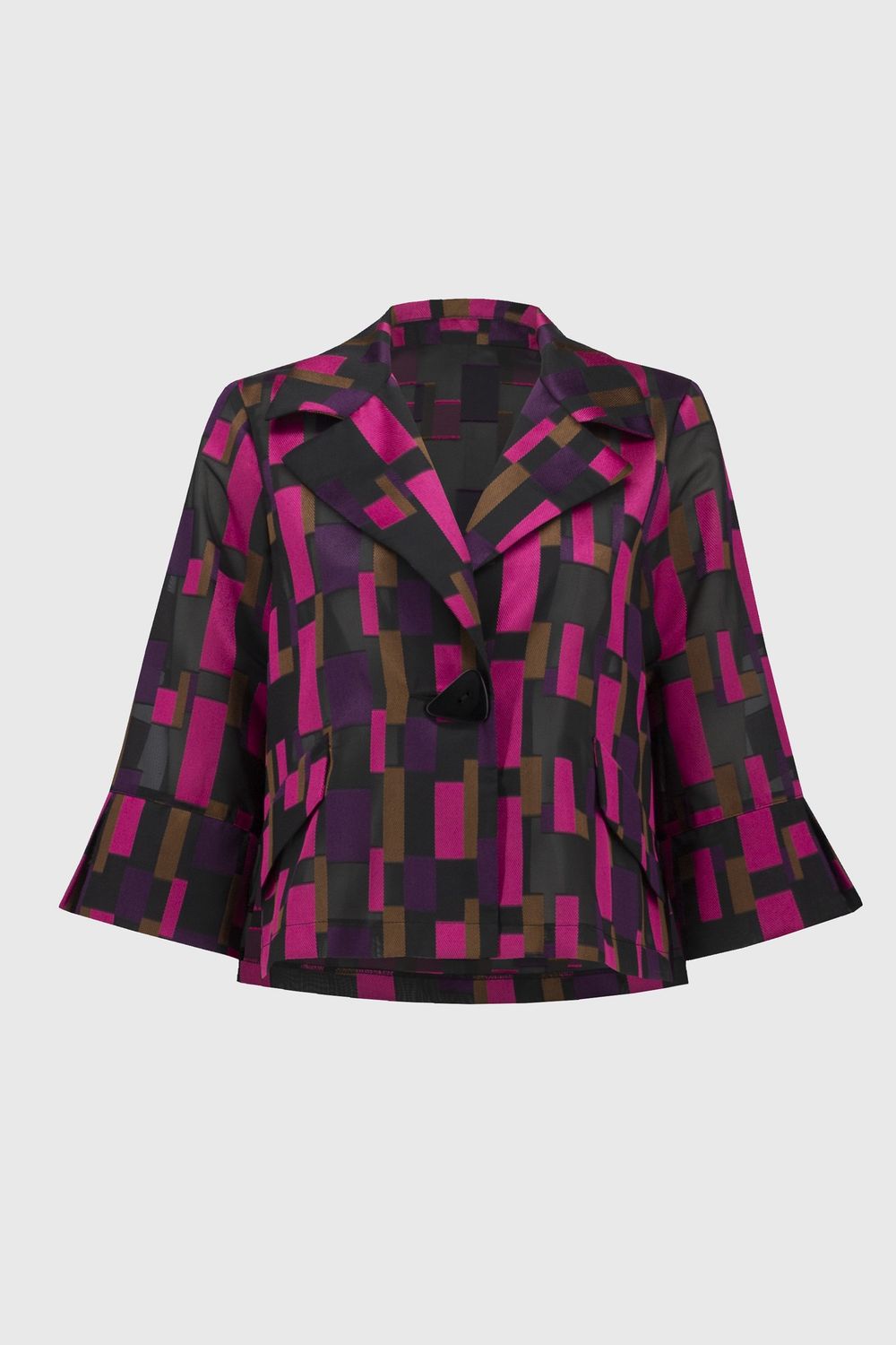 Geo Organza Swing Jacket