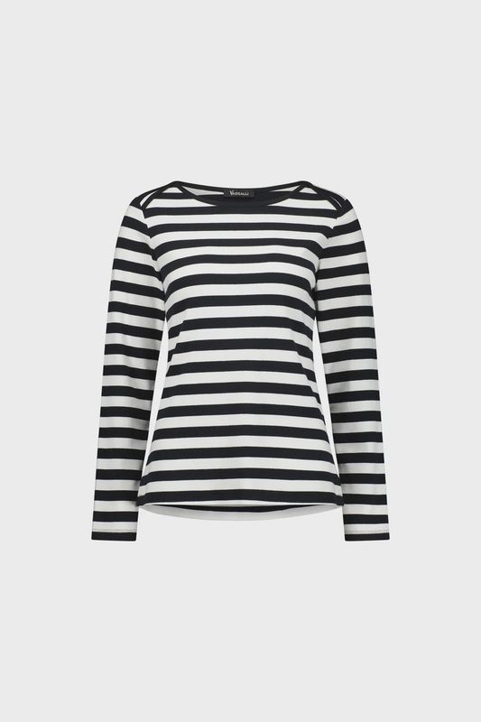 Contrast Letter Round Neck Cap Sleeve Knit Top