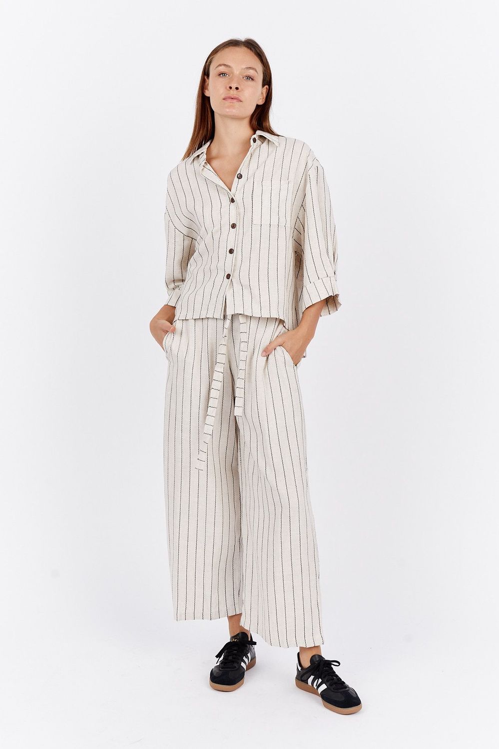 Campari Striped Linen Shirt
