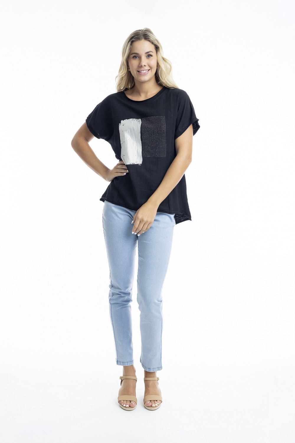 Embellished Top Block Splask