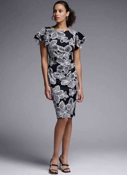 Embroider flowers dress