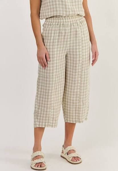 Nougat Linen Pants