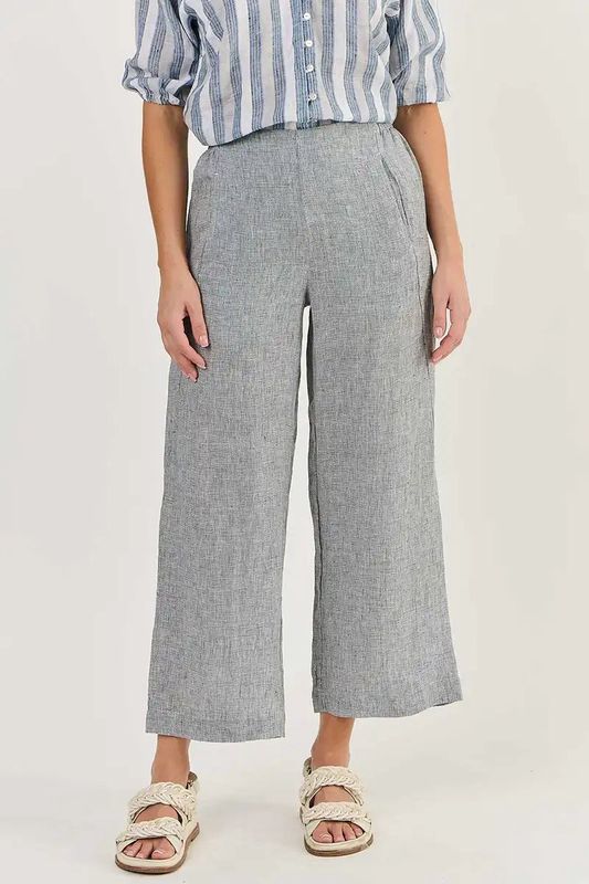 Black Gauze linen pant