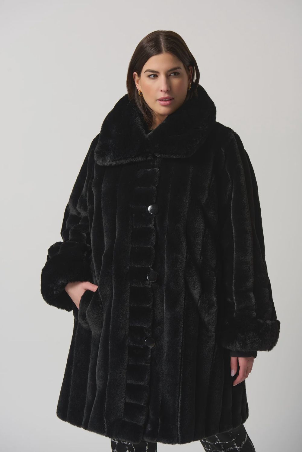 Reversible Faux Fur Coat