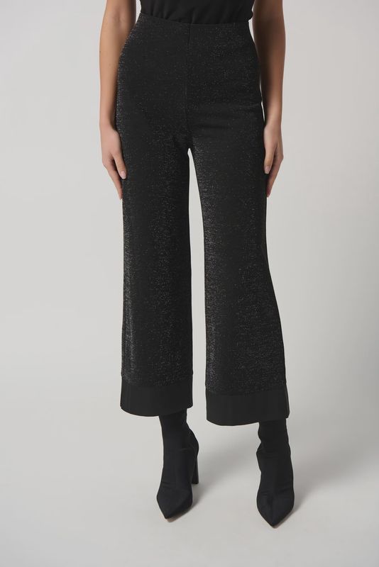 Metallic Knit Culotte