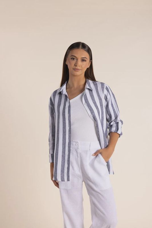 Striped Linen Shirt