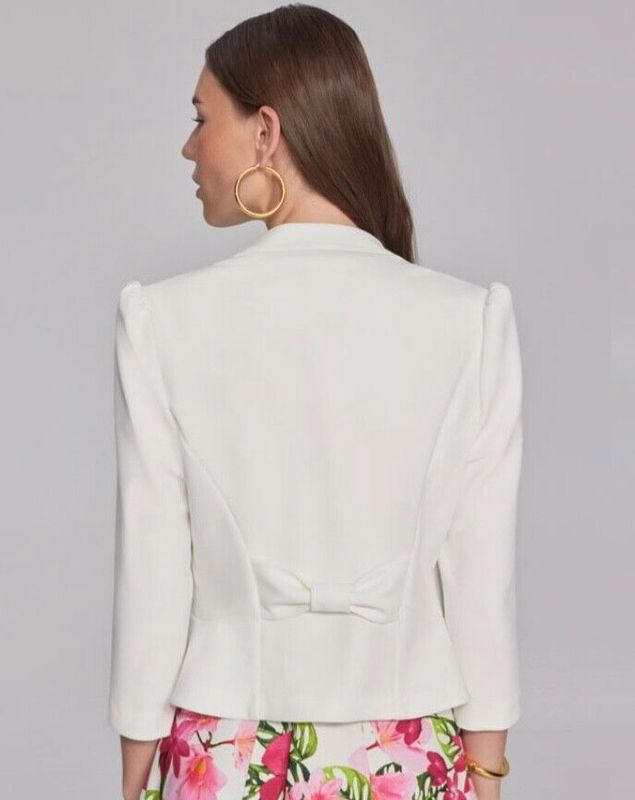 Scuba Crepe Peplum Jacket