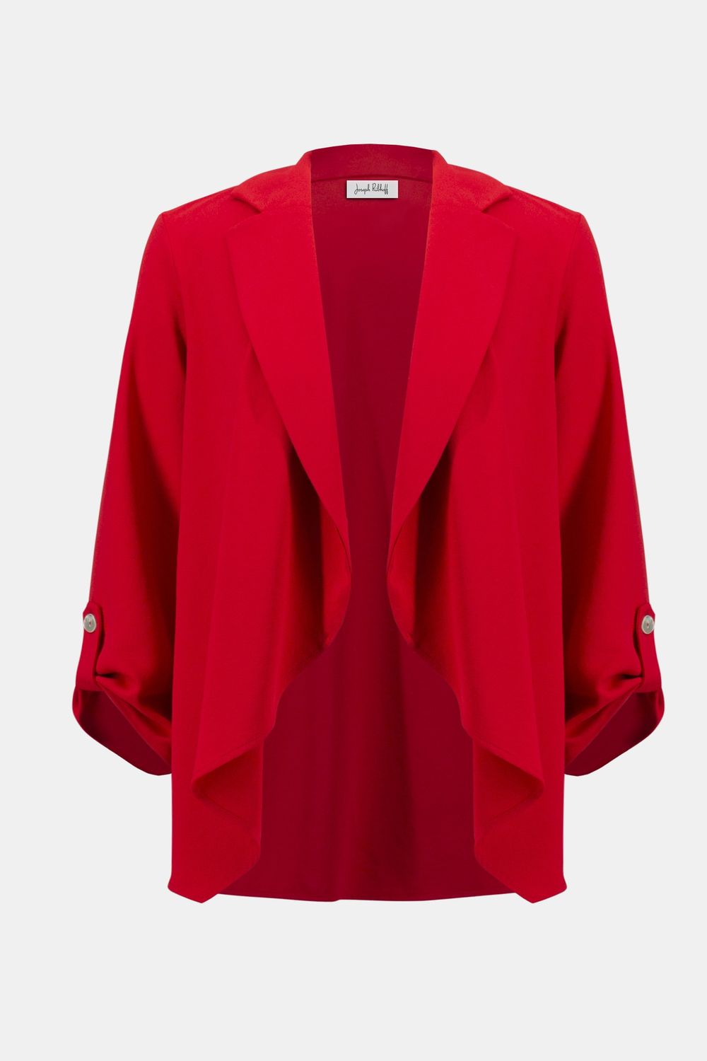 Eggshell Flared Open Blazer