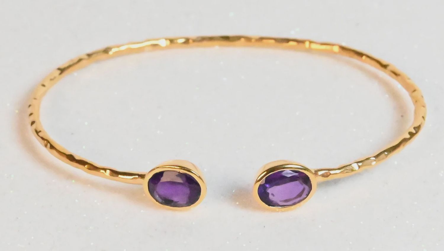 Euro Gold cuff with Gemstones A21