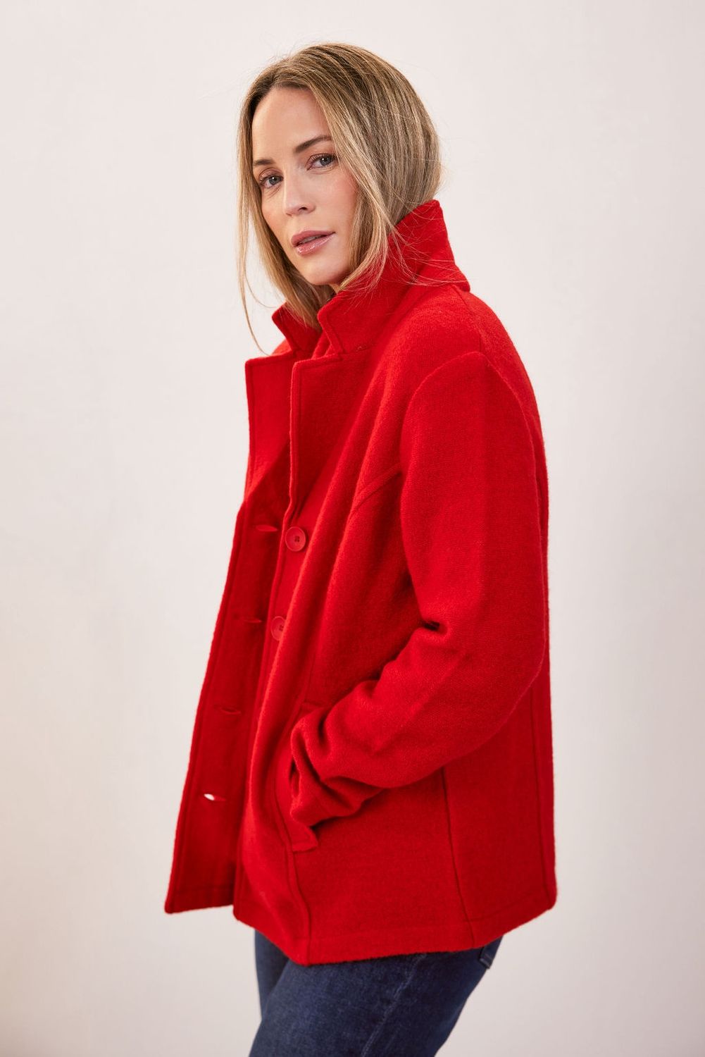 100% Boiled Wool Blazer