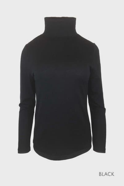 High neck merino skivvy